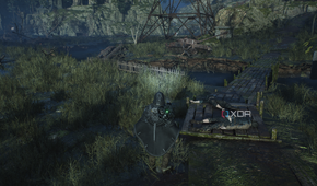 Corpses in a swamp in Hell is Us.