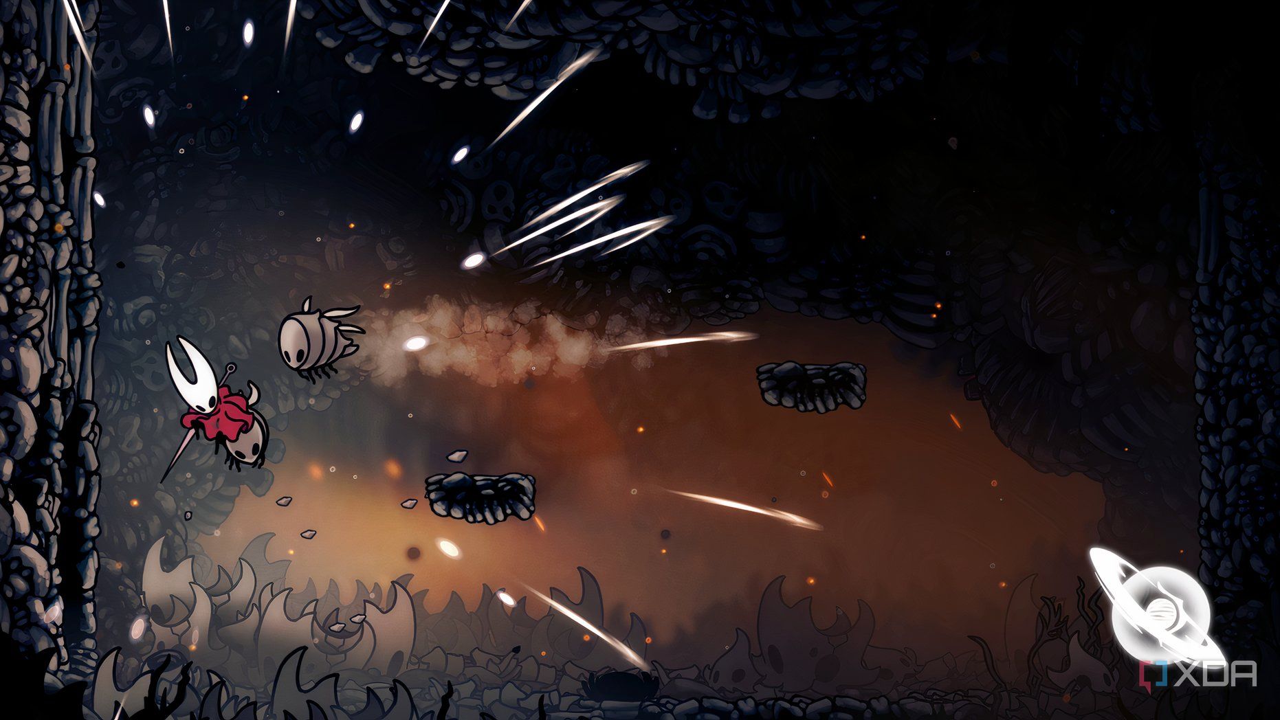 Fighting a bug in Hollow Knight Silksong