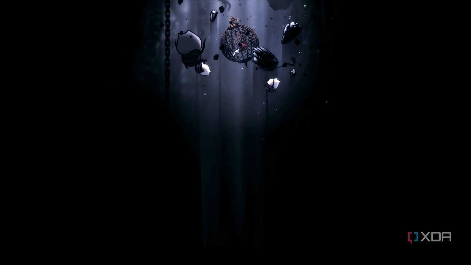 Hornet falling into darkness