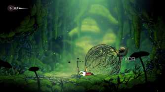 The starting level of Hollow Knight Silksong
