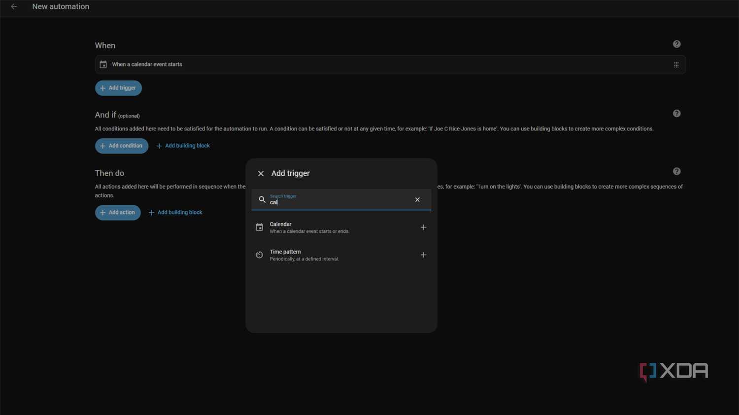 home assistant making an automation triggered by google calendar event