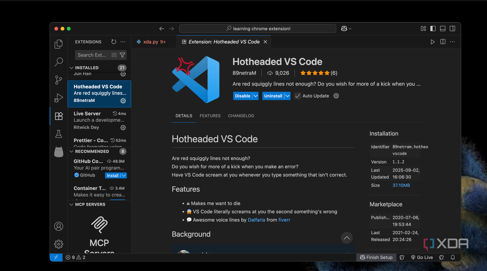 These VS Code extensions scream or make faces when you make a coding ...
