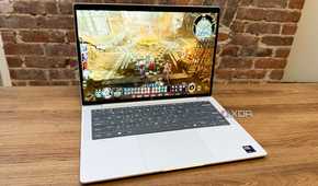 Baldur's Gate III running on the HP EliteBook X G1i business laptop.
