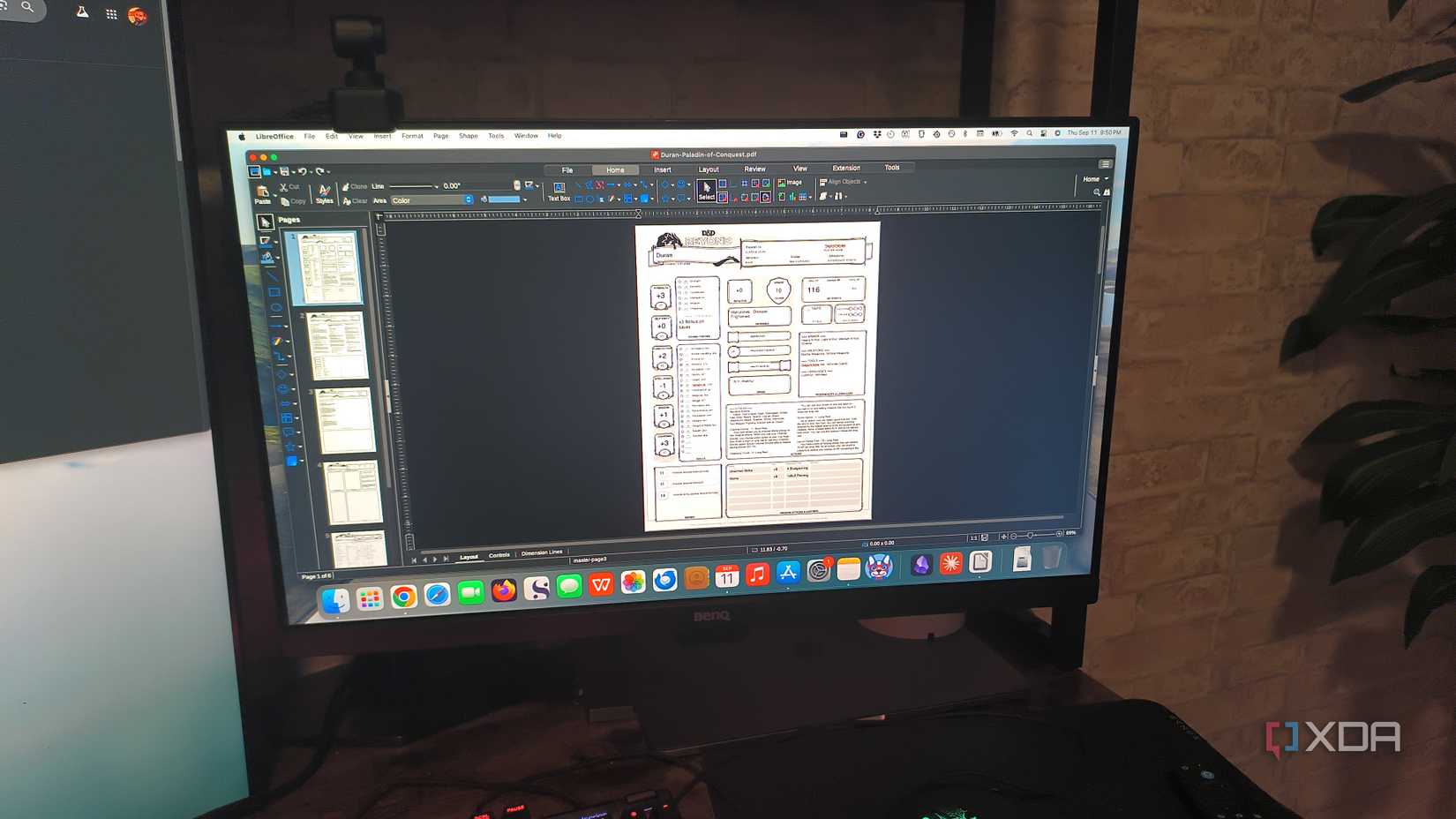 Подтянулся монитор с LibreOffice. 