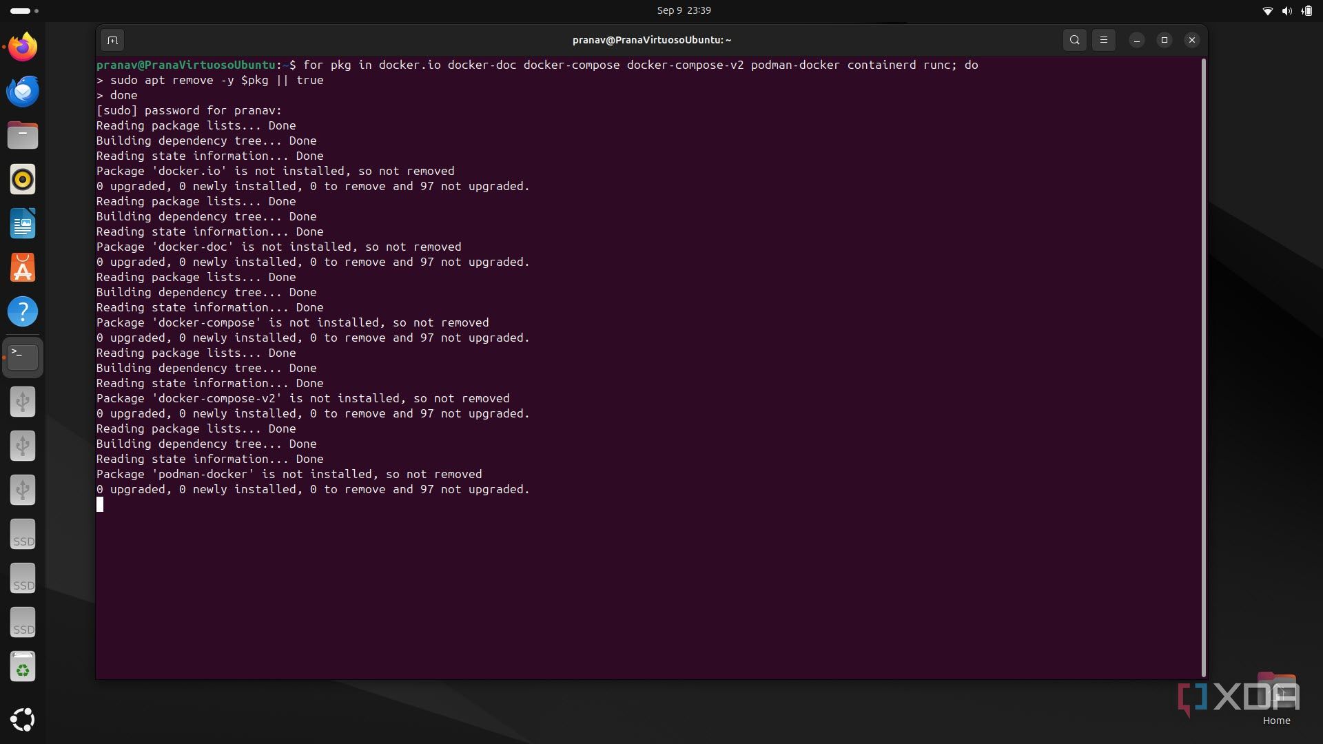 Installing prerequisites before installing WinBoat