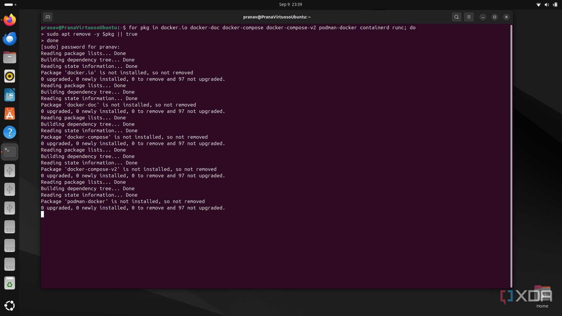 Installing prerequisites before installing WinBoat