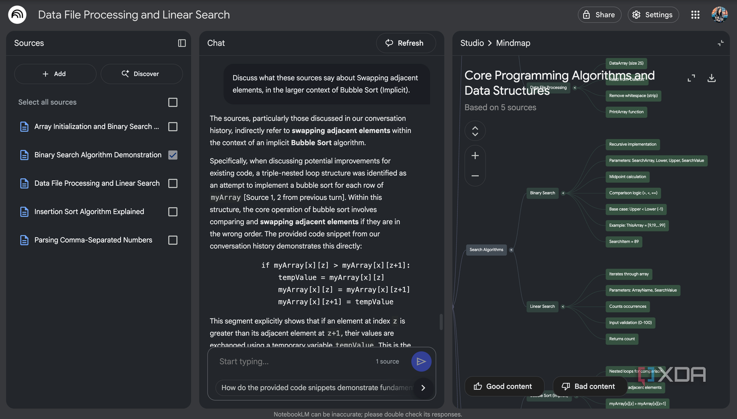 Interactive NotebookLM summary