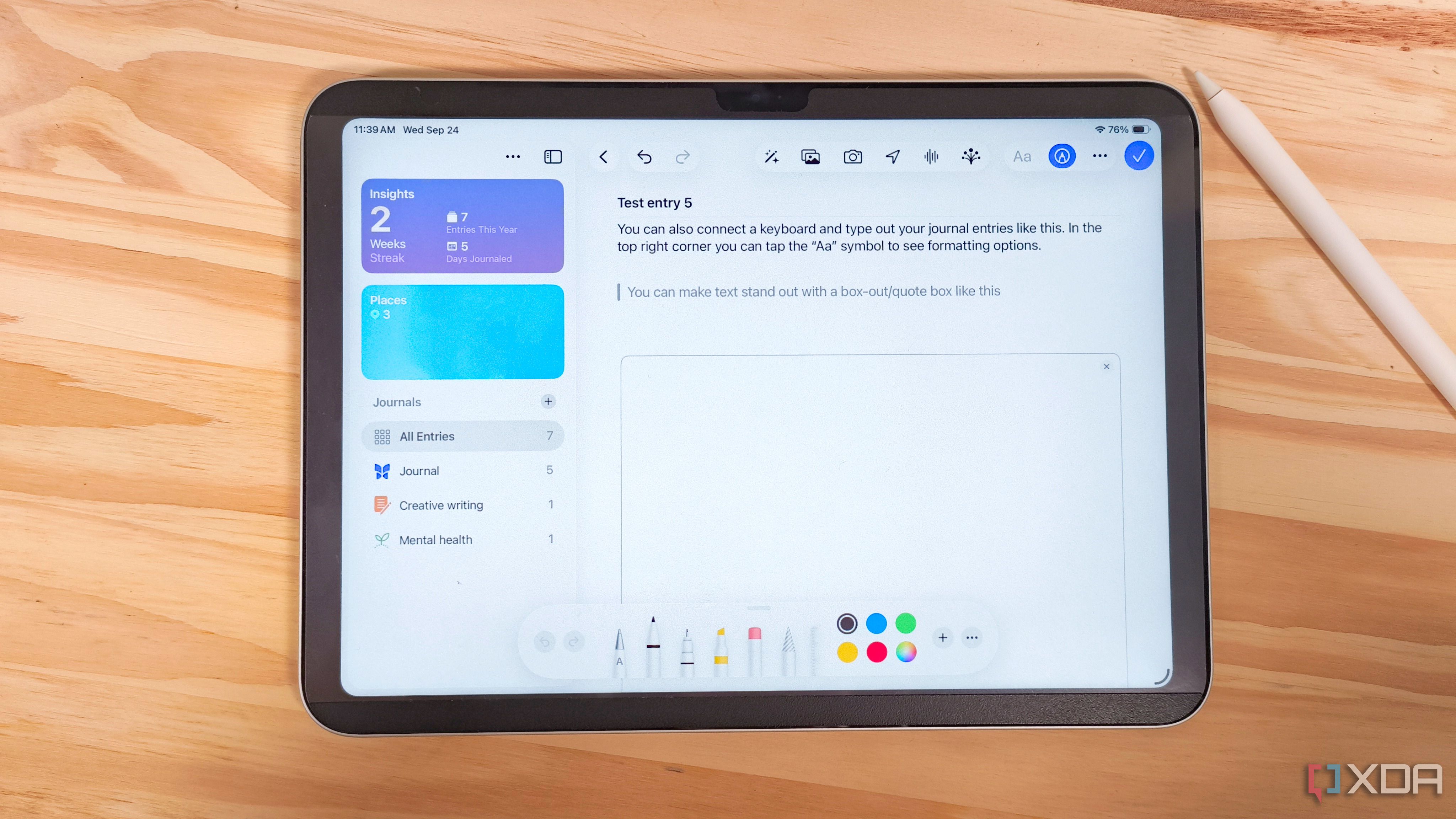 The best journaling app on your iPad is probably the one you already ...