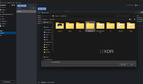 Joplin selecting local folder to export