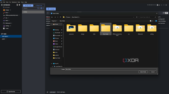 Joplin selecting local folder to export