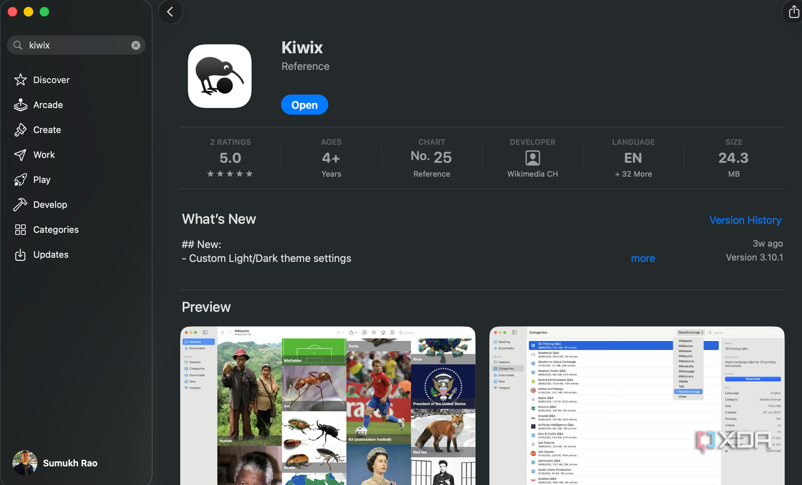 Kiwix app on App Store
