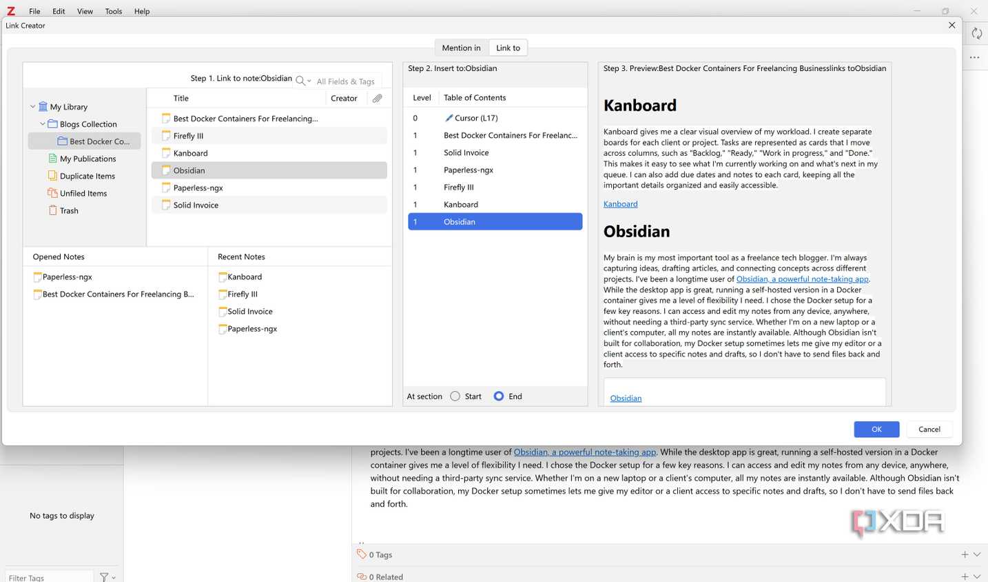 link creator better notes