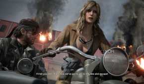 A screenshot of EVA and Snake in Metal Gear Solid Delta: Snake Eater