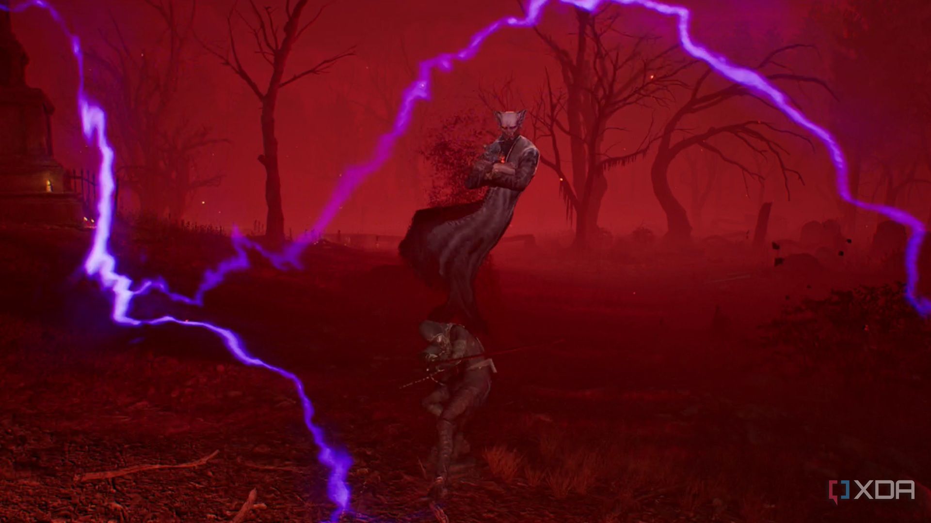 A screenshot of Guy Savage fighting Dracula in Metal Gear Solid Delta: Snake Eater