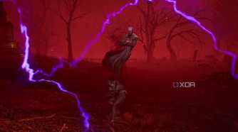 A screenshot of Guy Savage fighting Dracula in Metal Gear Solid Delta: Snake Eater