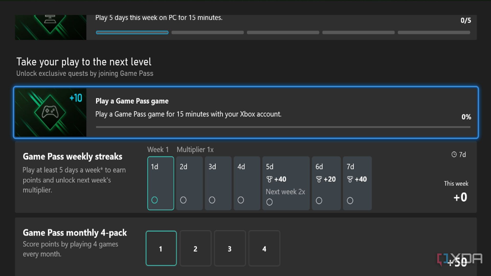 Here's how I get rewards by playing on Xbox Game Pass every day, and ...
