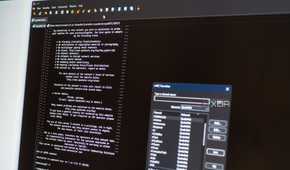 mIRC, showing the QuakeNet MOTD and a channel list