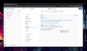 A Ruby API snippet in NocoDB