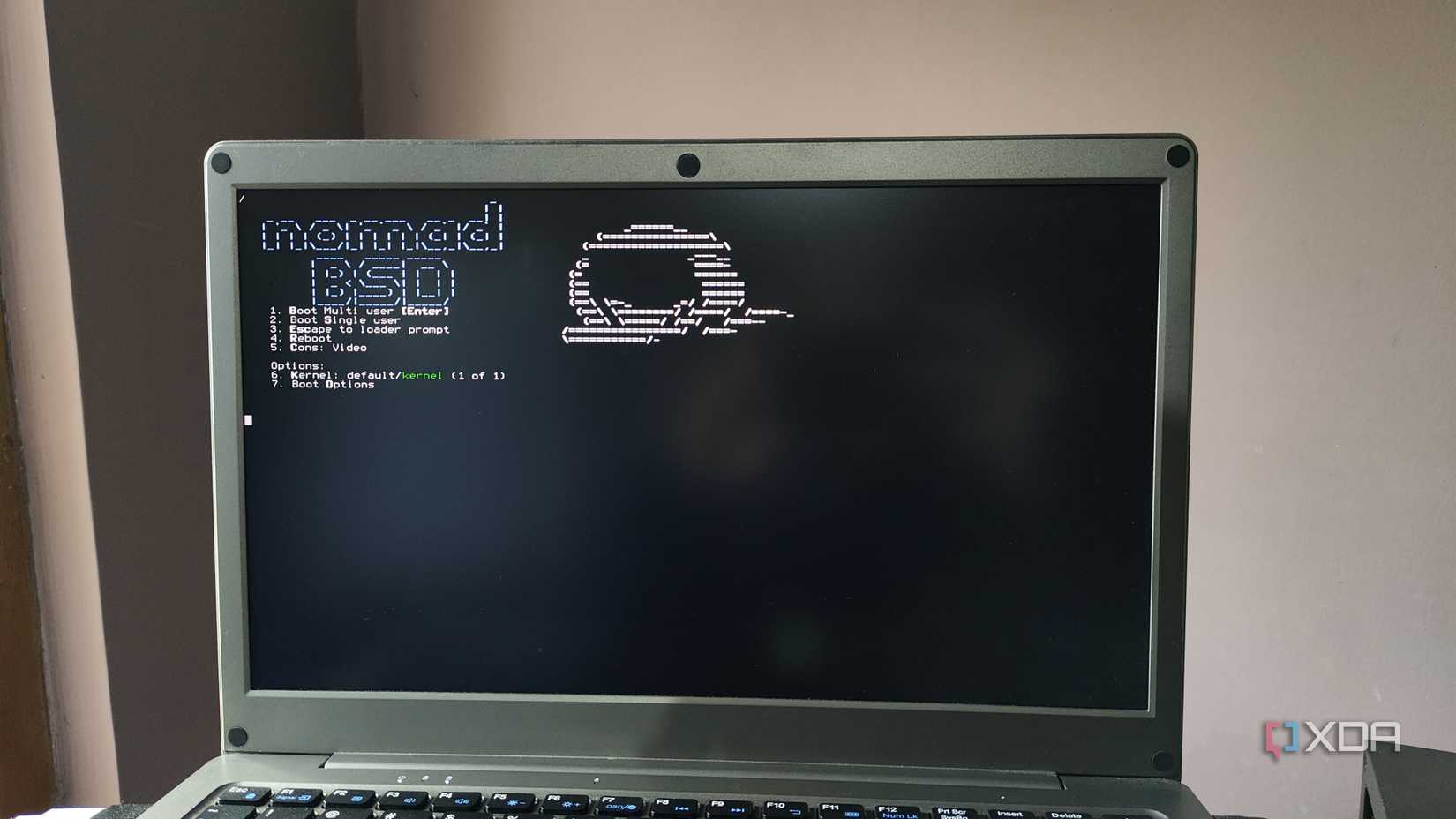 Running NomadBSD on a PC