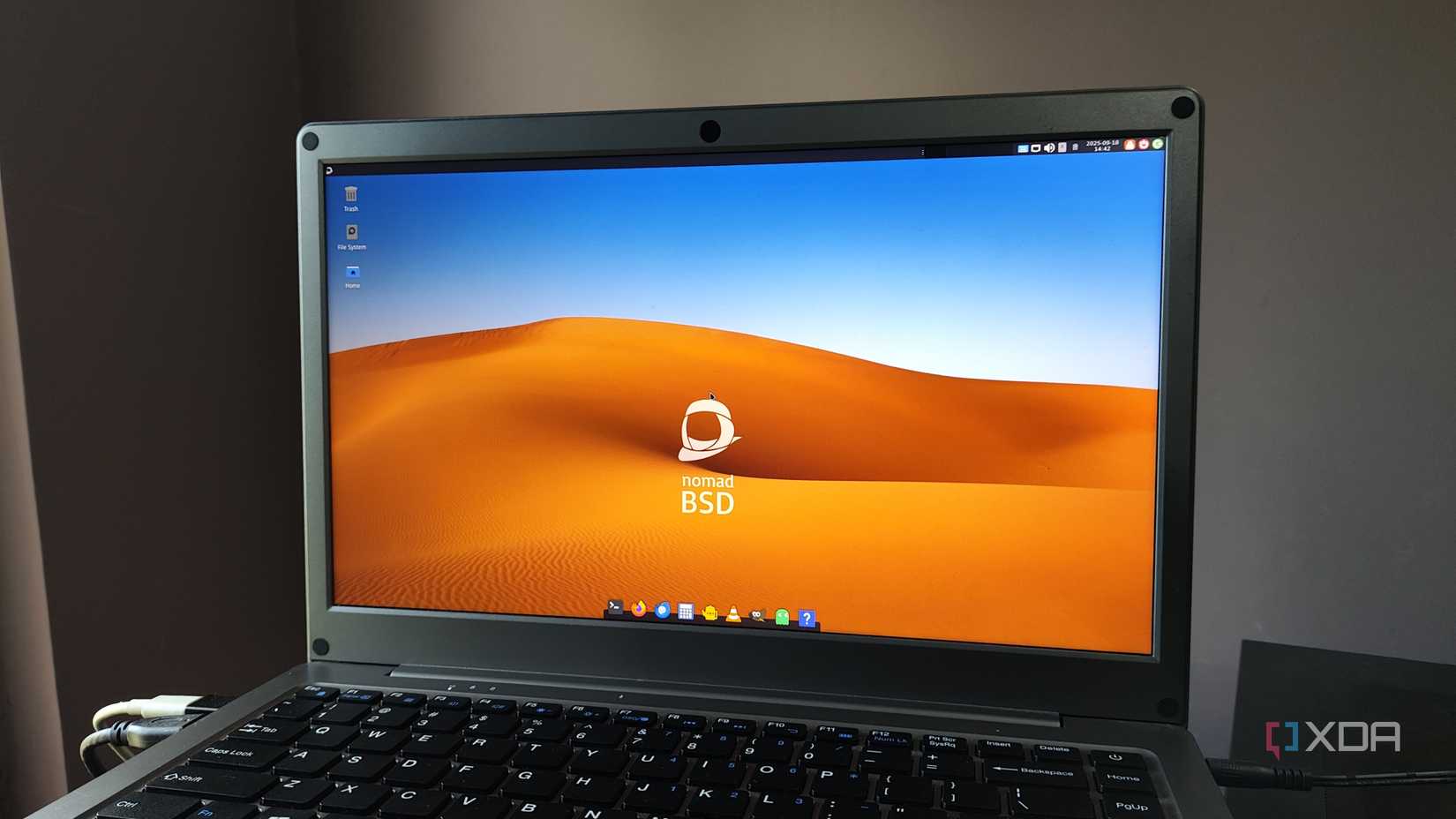 The default desktop in NomadBSD