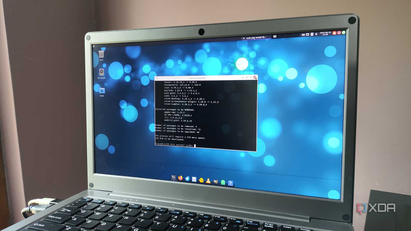 Updating packages in NomadBSD