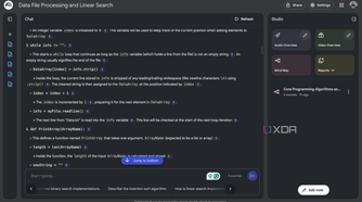 NotebookLM explaining the code step by step