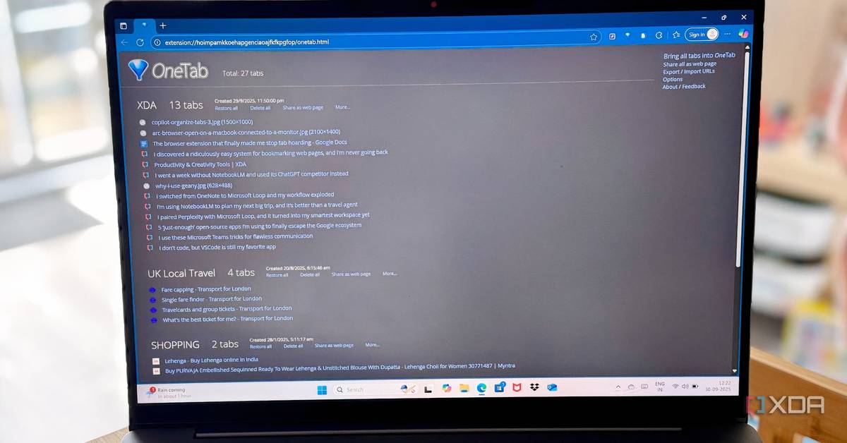 The browser extension that finally made me stop tab hoarding
