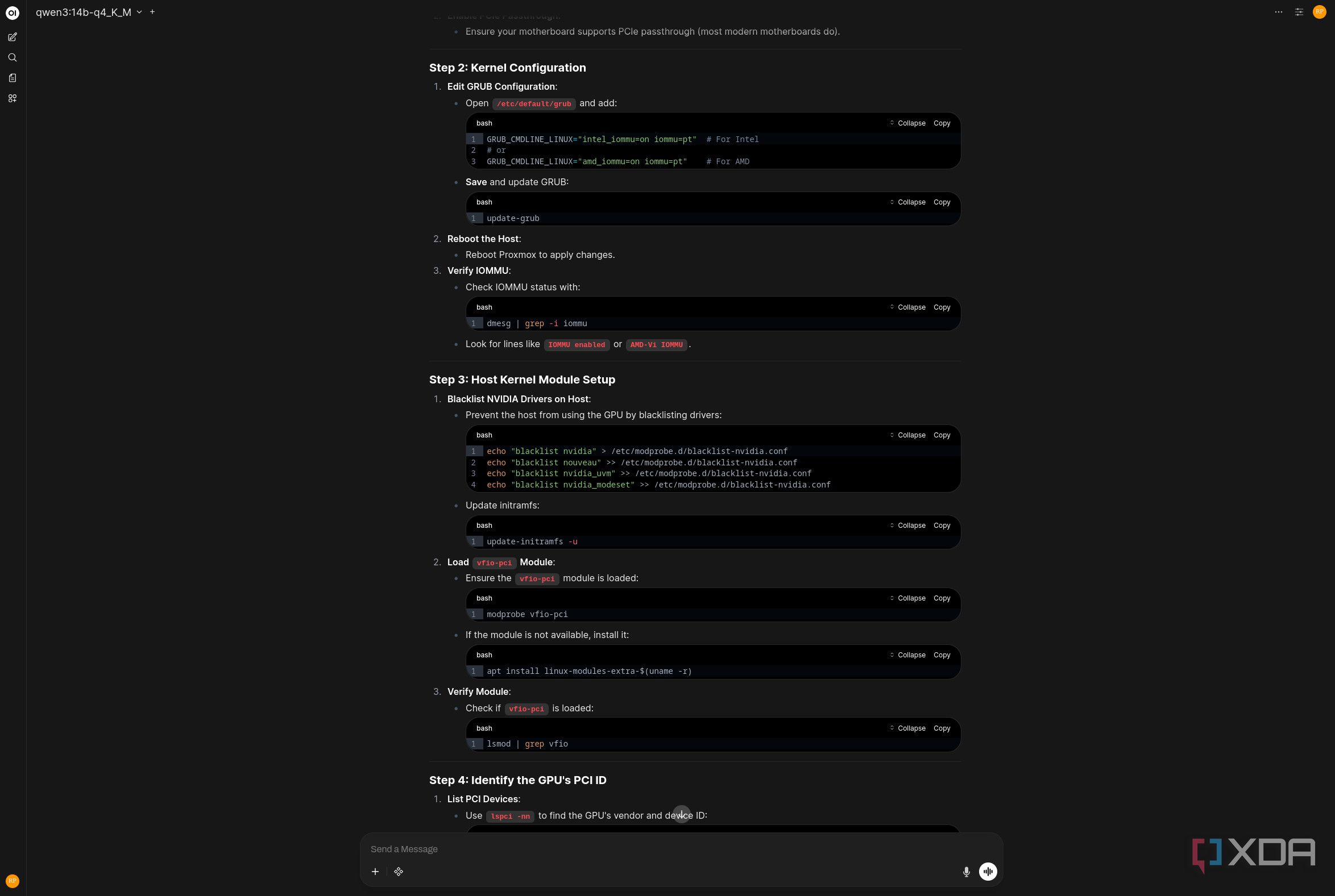 Using qwen3 in OpenWeb UI