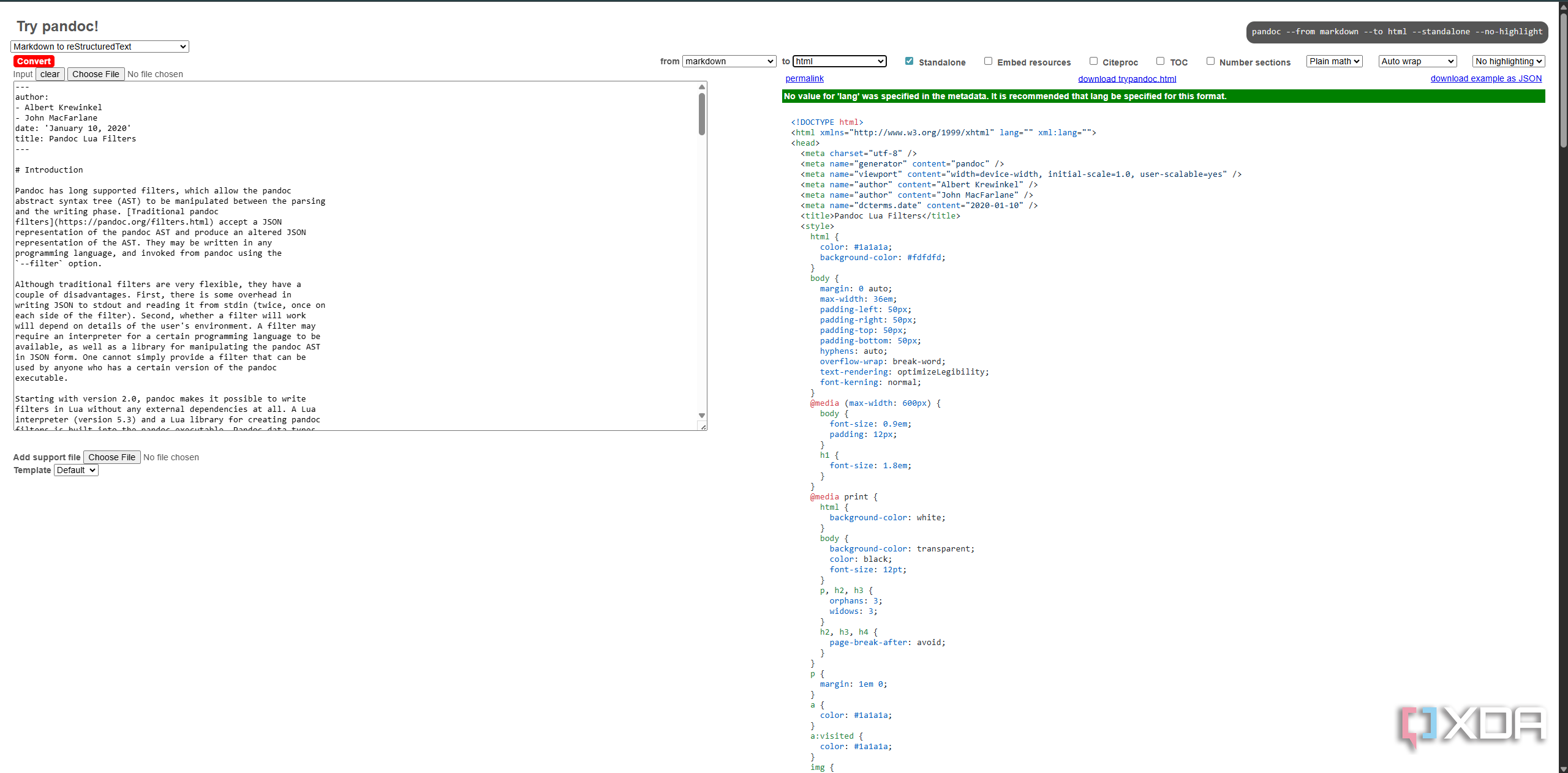 I turned my Markdown notes into polished documents easily with Pandoc ...