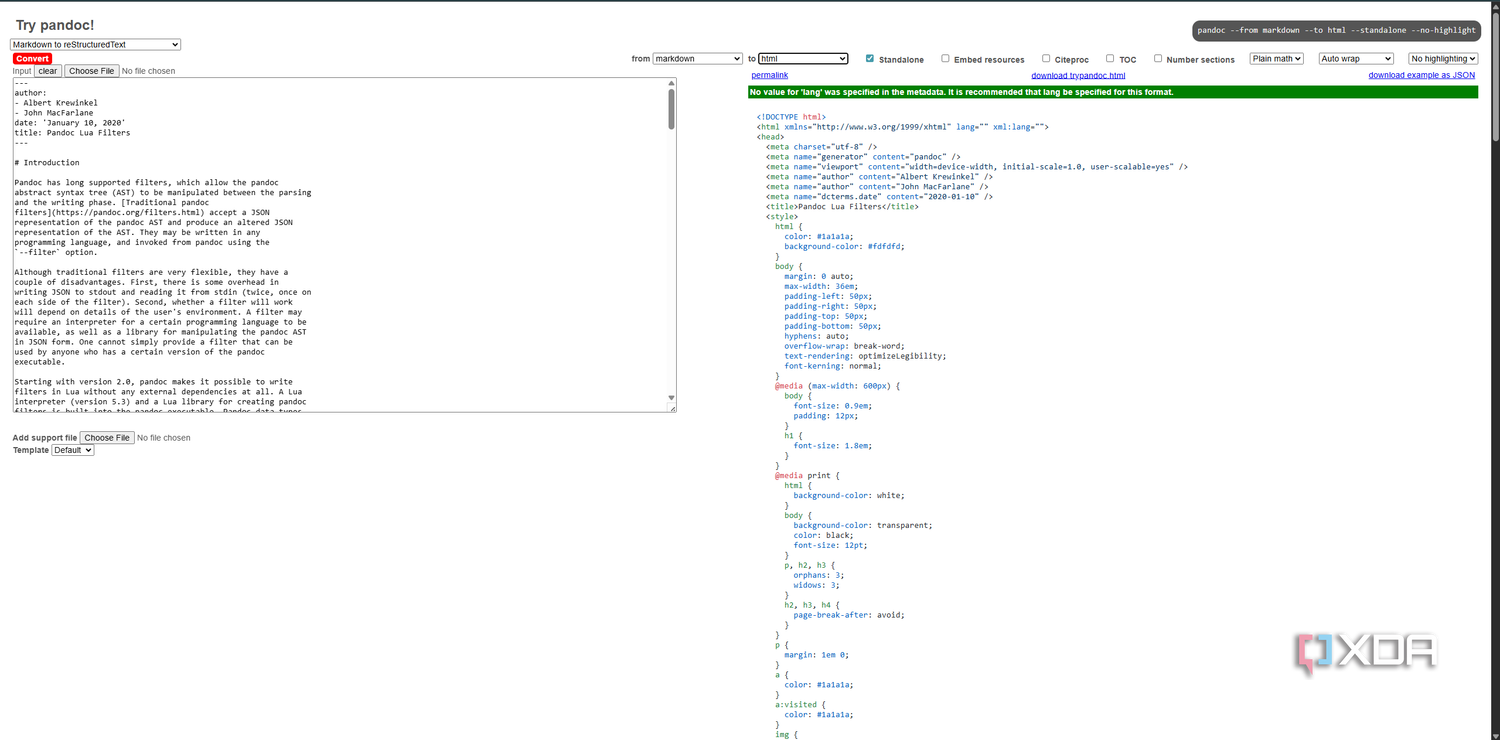 I turned my Markdown notes into polished documents easily with Pandoc ...