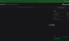 paperless-ngx dashboard