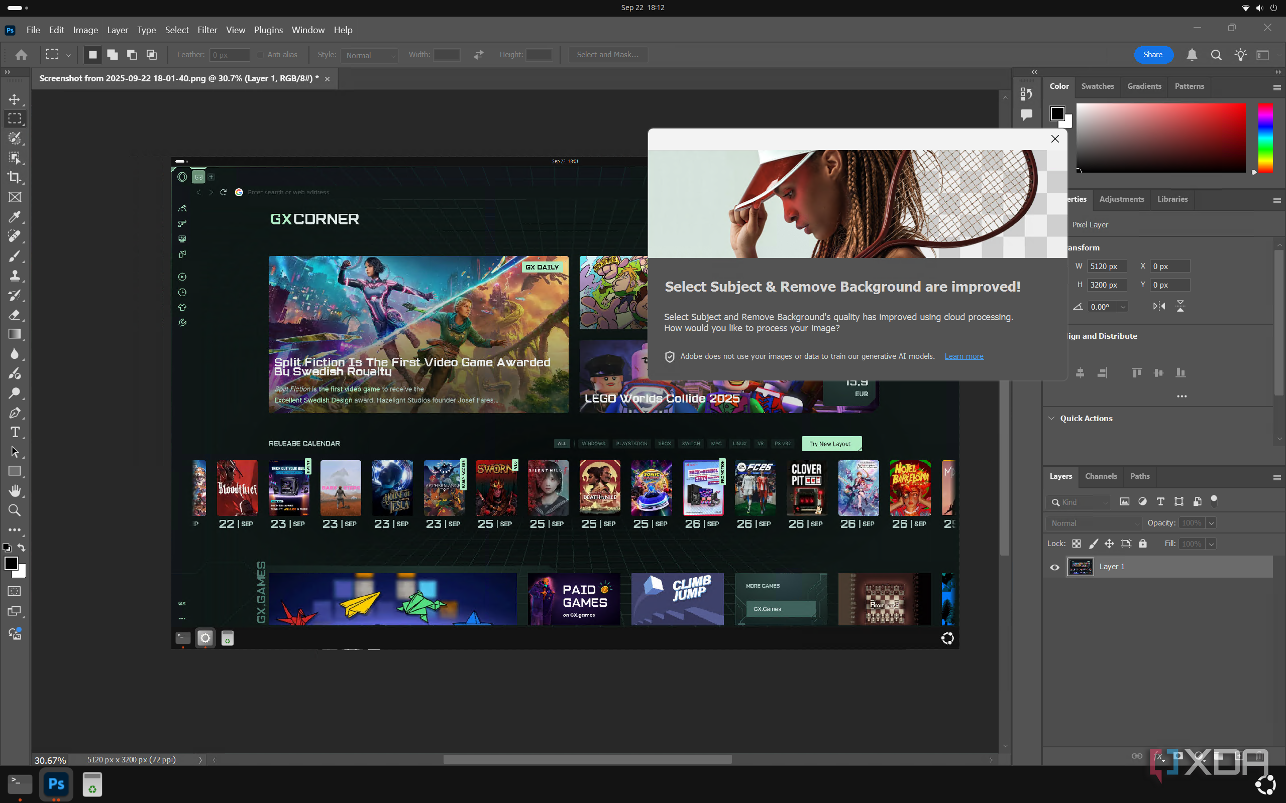 I used Microsoft Office, Photoshop, and more on Linux with WinApps ...