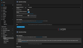 Portainer settings