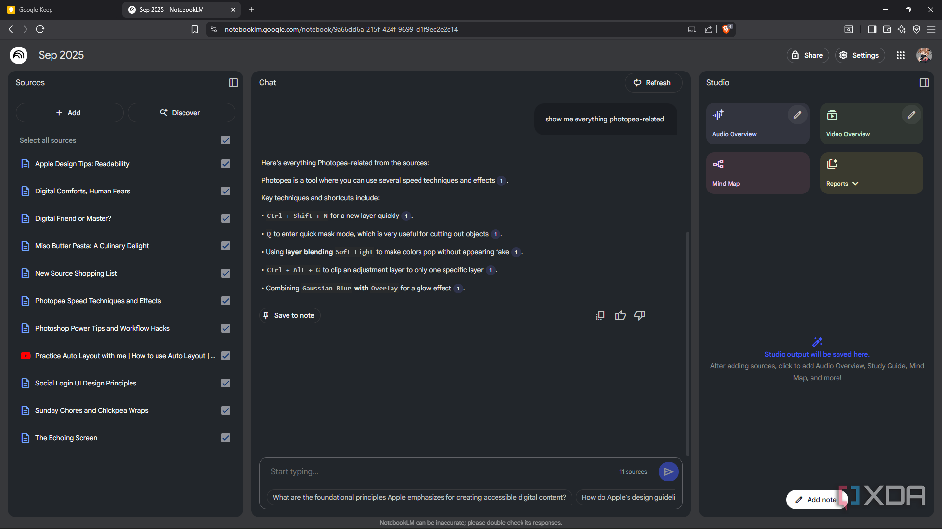 NotebookLM + Google Keep is the productivity powerhouse I didn't know I ...