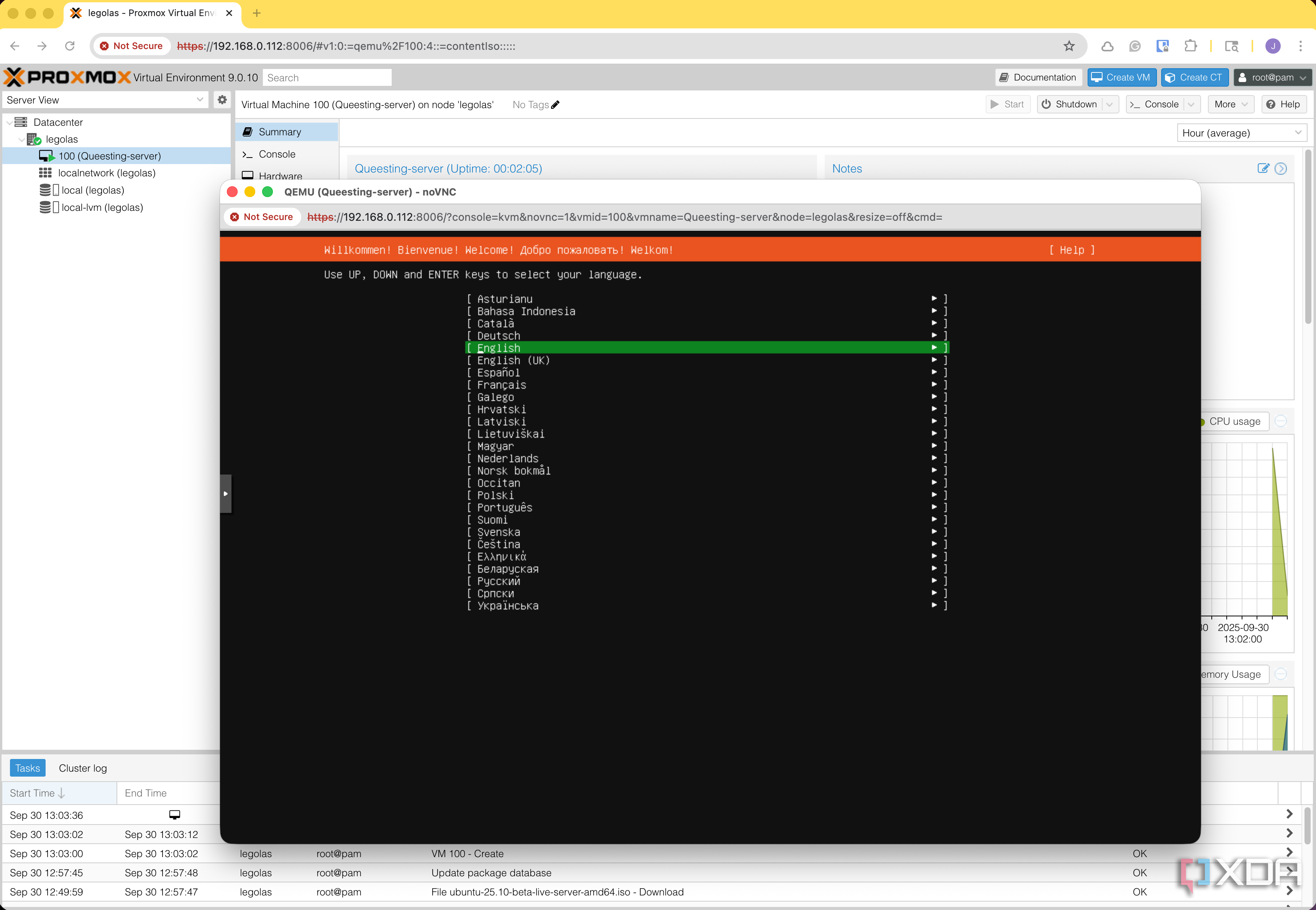 proxmox installing ubuntu server_5-1