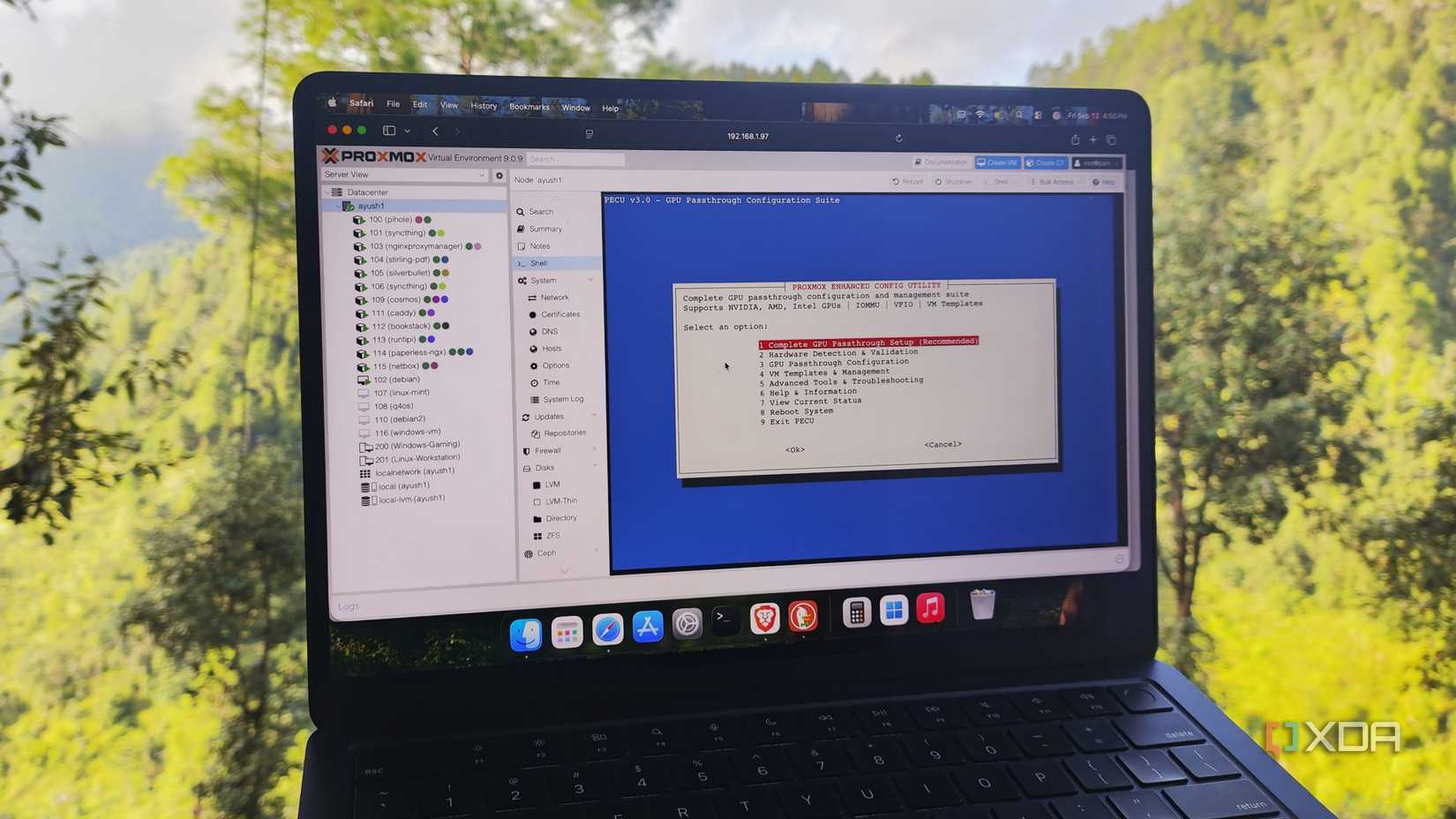 Running PECU on Proxmox