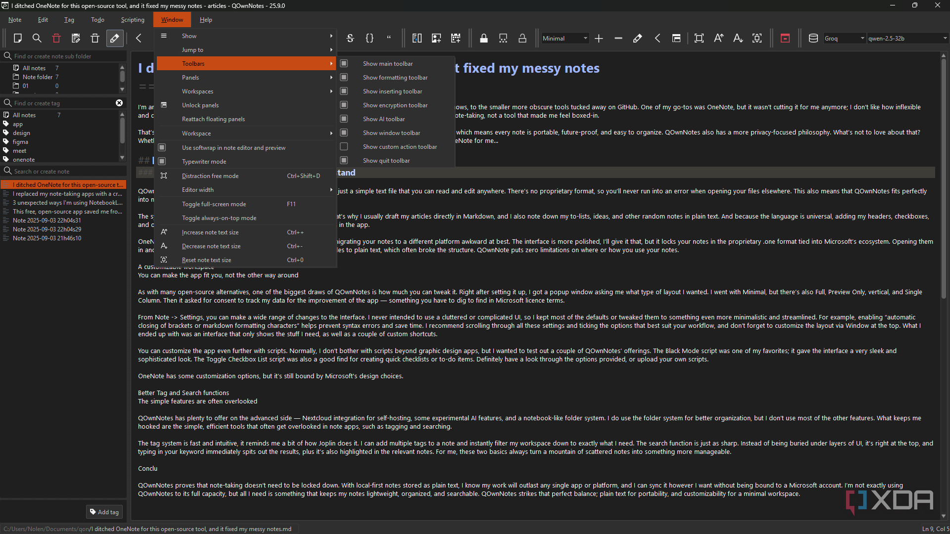 I ditched OneNote for this open-source tool, and it fixed my messy notes