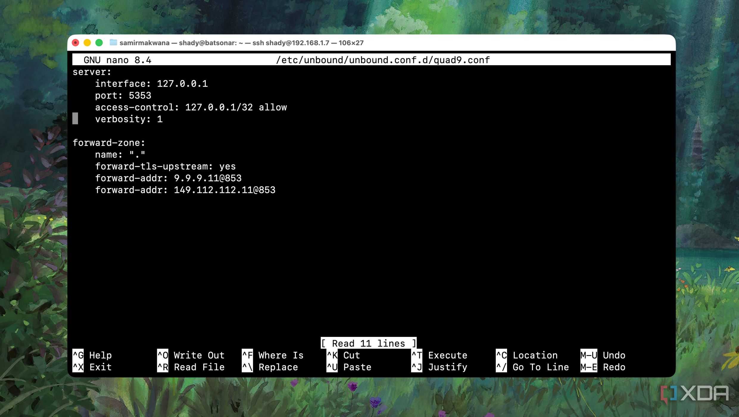 Quad9 configuration in Unbound