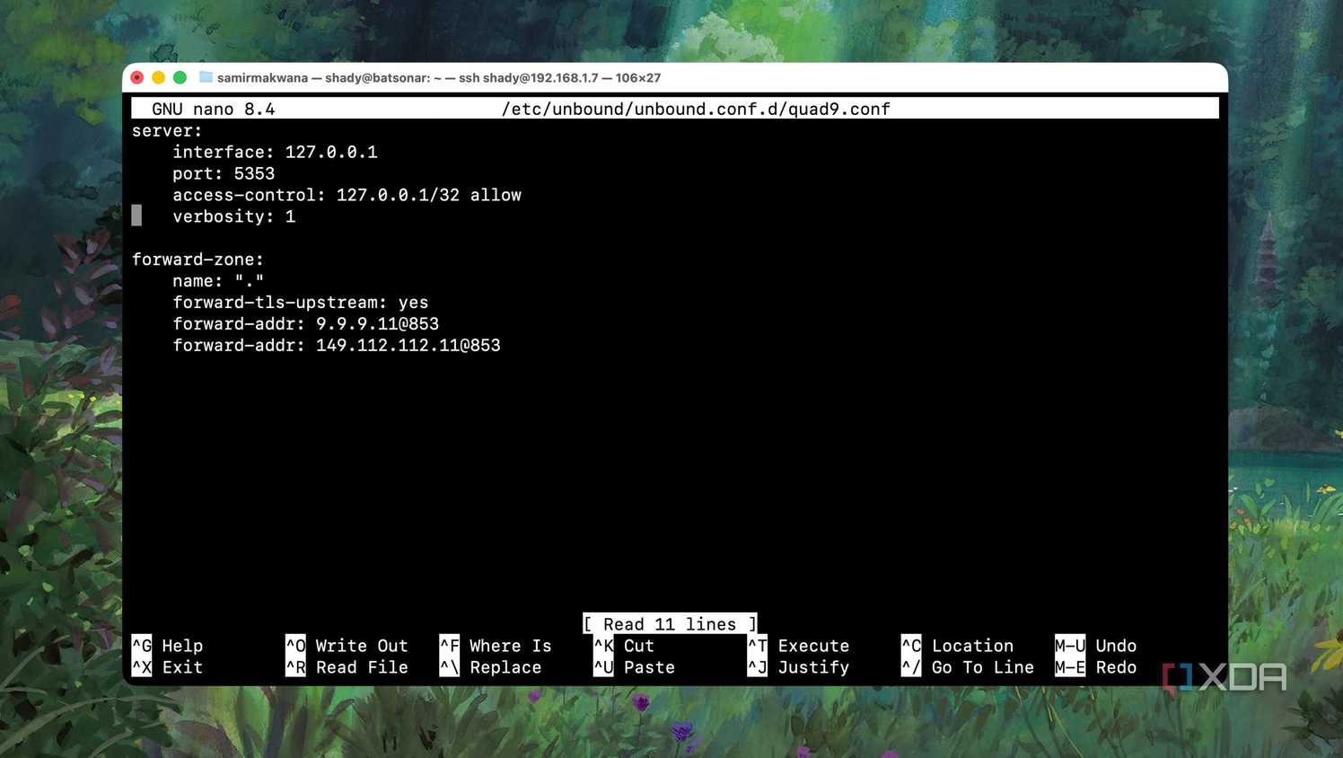 Quad9 configuration in Unbound