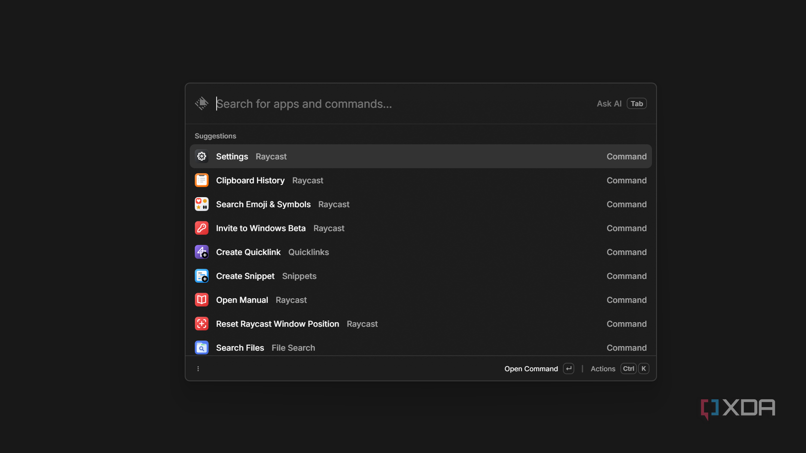 Raycast File Search I've been using Raycast on Windows, and I'm finally a believer