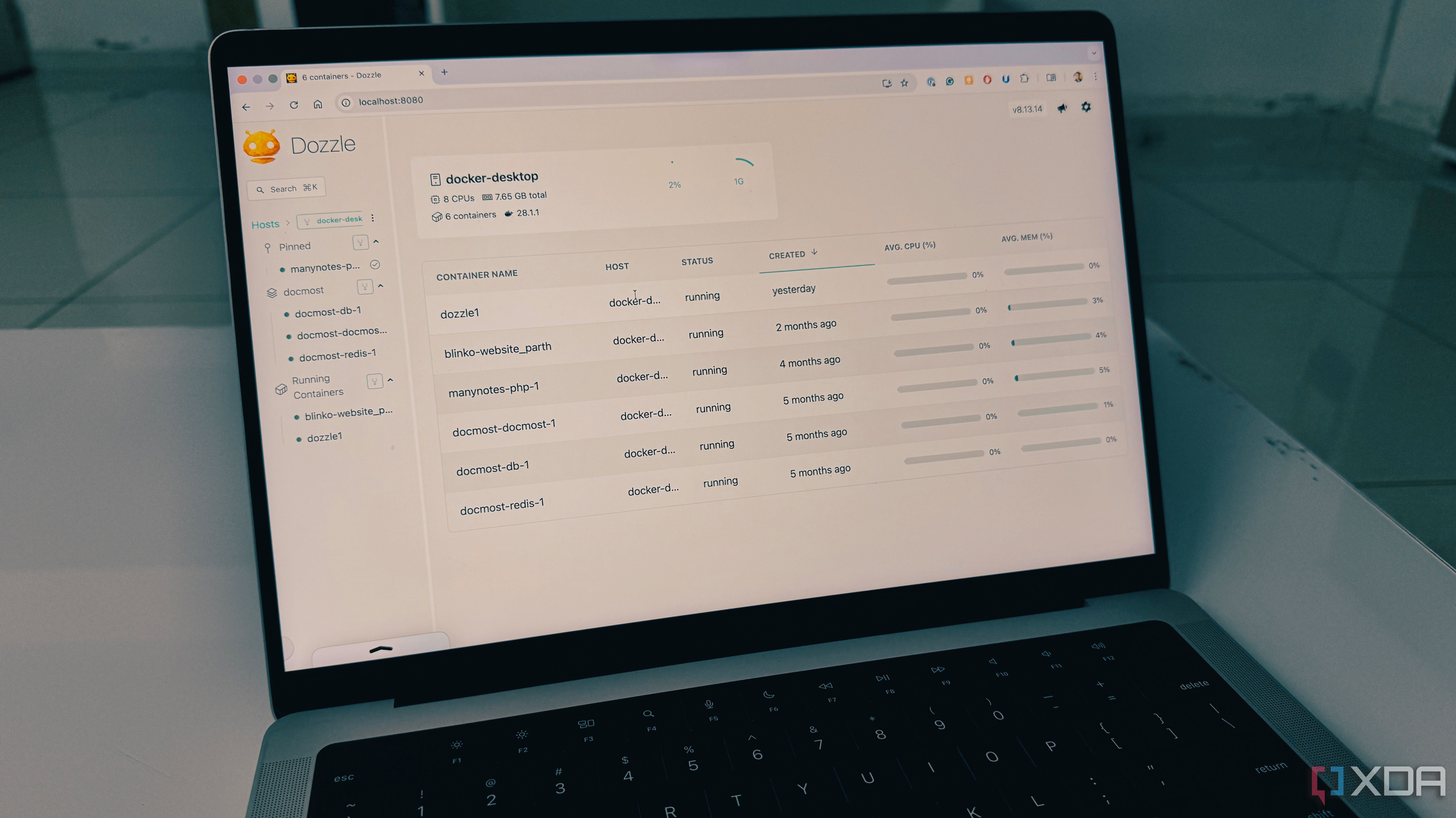 Dozzle for container logging