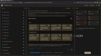 Report options in NotebookLM