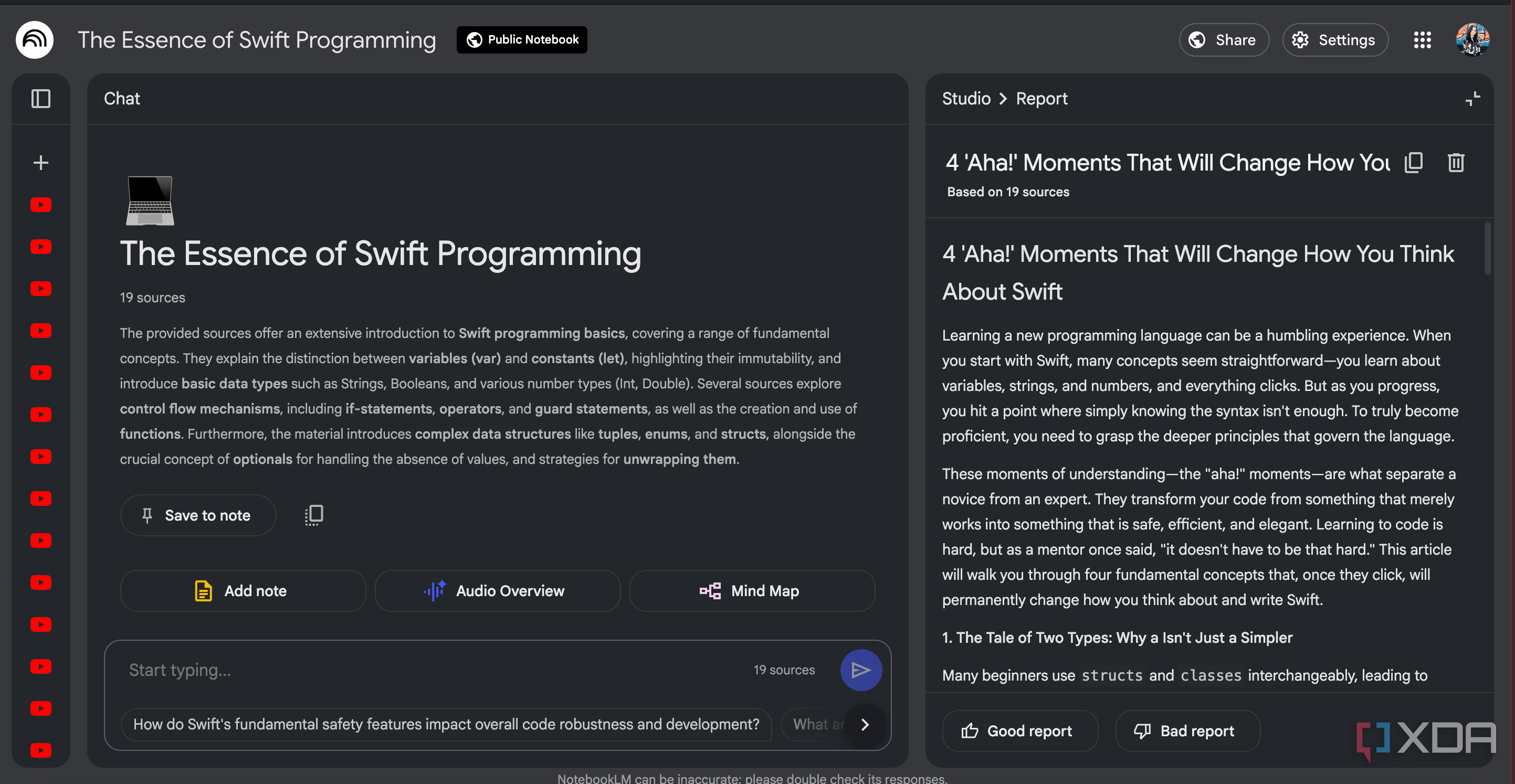 Blog Post format in NotebookLM