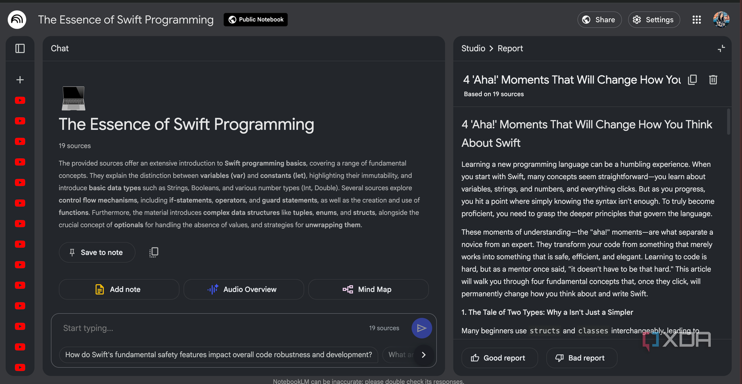 Blog Post format in NotebookLM