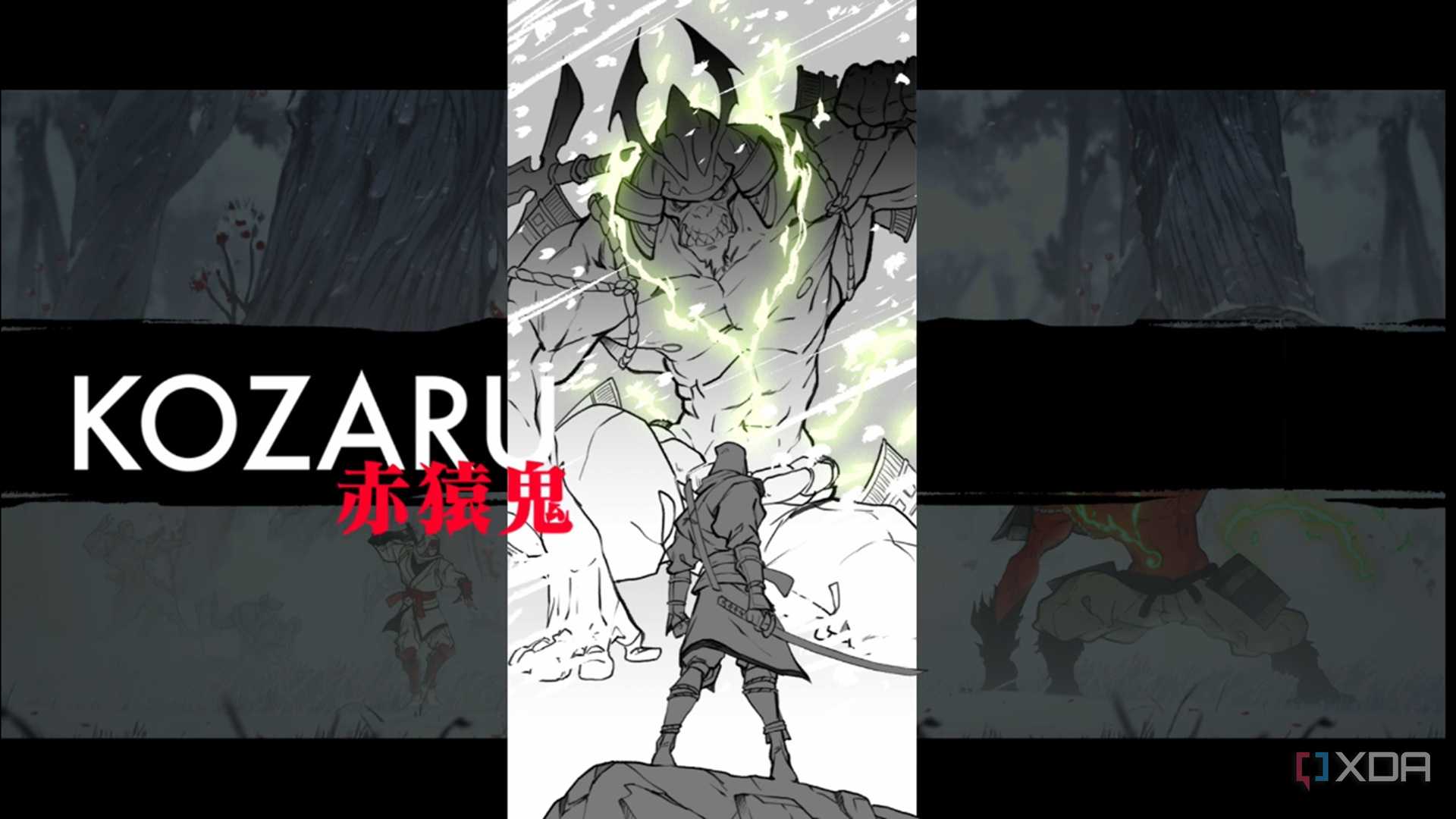 A screenshot of a boss battle starting in Shinobi: Art of Vengeance