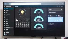 Photo of Home Assistant on TV