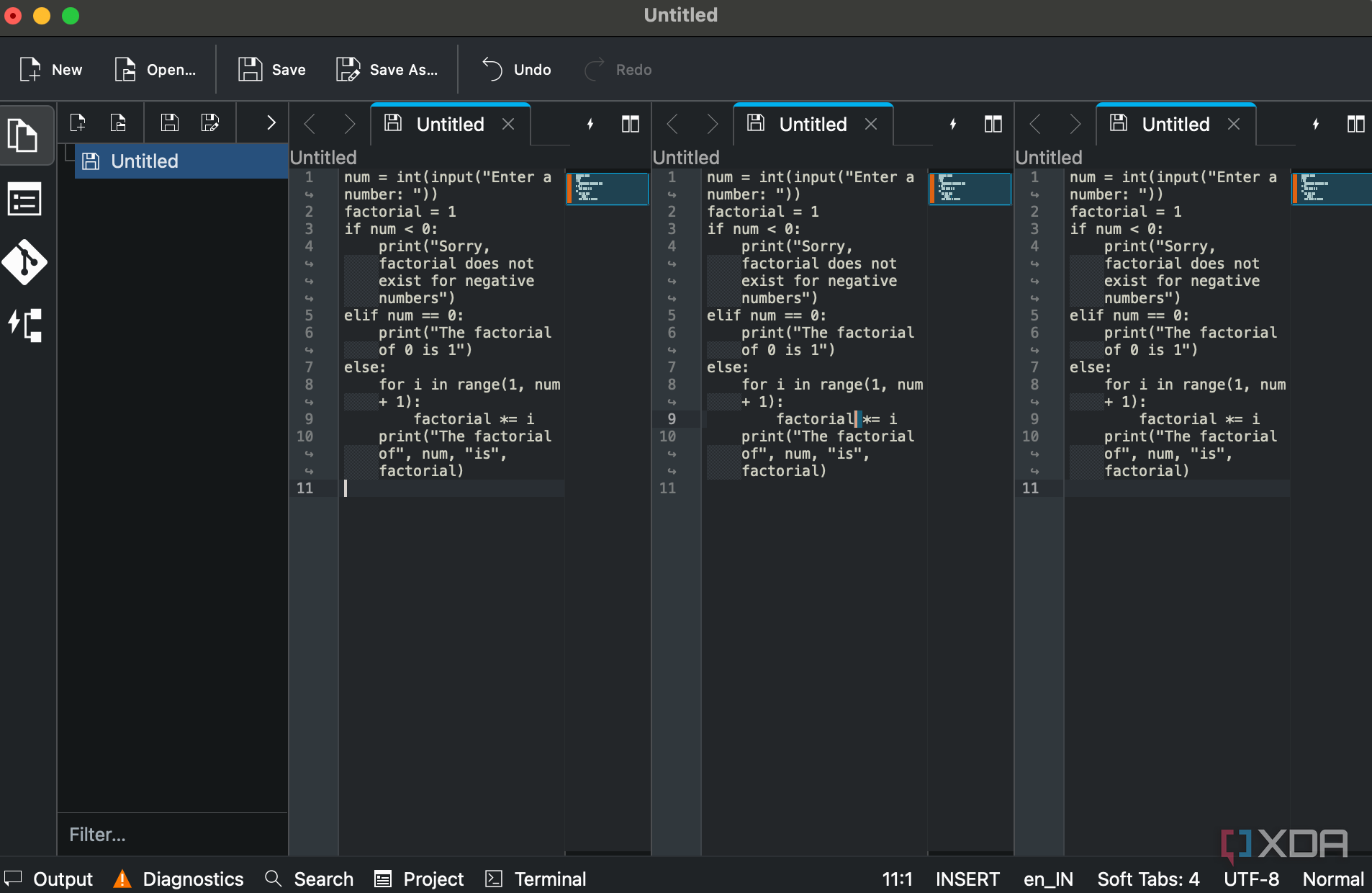 Kate is the IDE you needed to replace VS Code