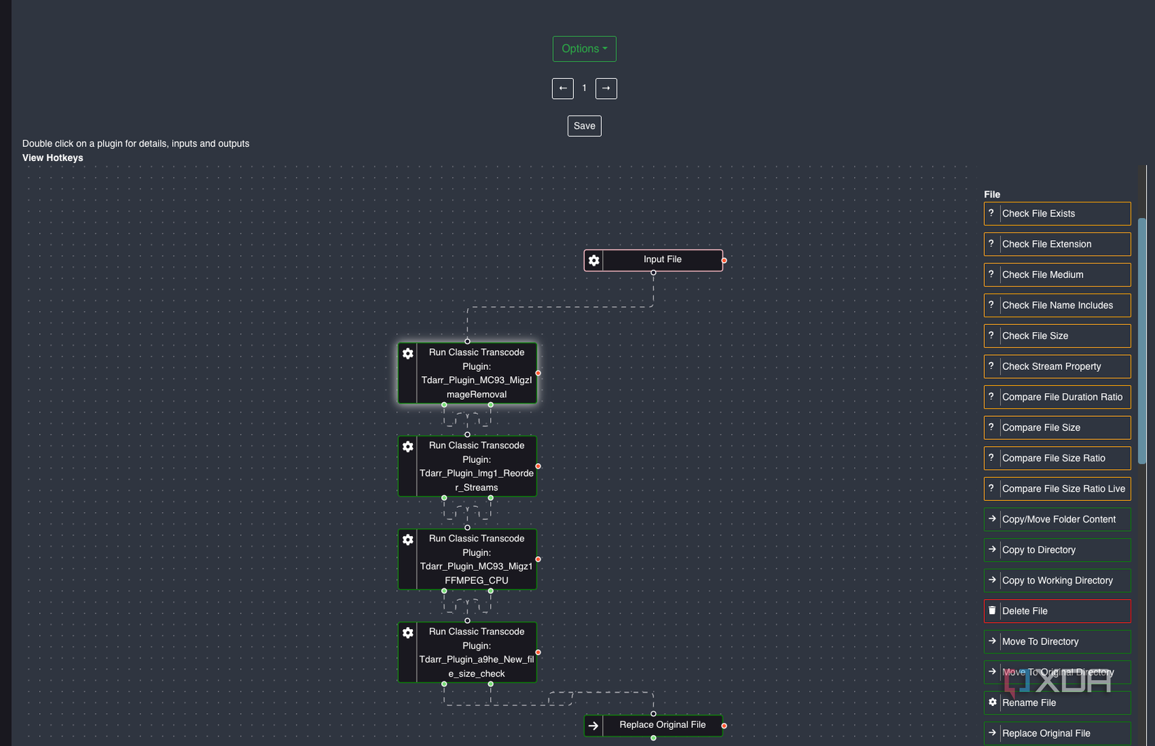 Tdarr flow options