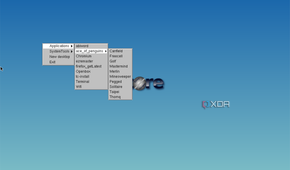Tiny Core default FLWM desktop environment