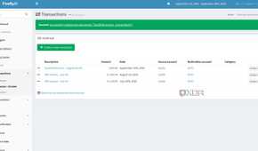 Transactions in Firefly III